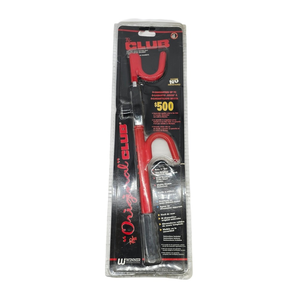 The Club Model 1000 Steering Wheel Lock Anti Theft Device New NO KEYS